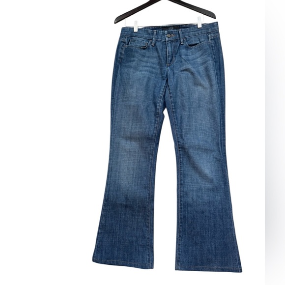 Joe's Jeans size 30 EUC Dark Blue Wide Leg Denim “Rocker” model - Picture 1 of 12